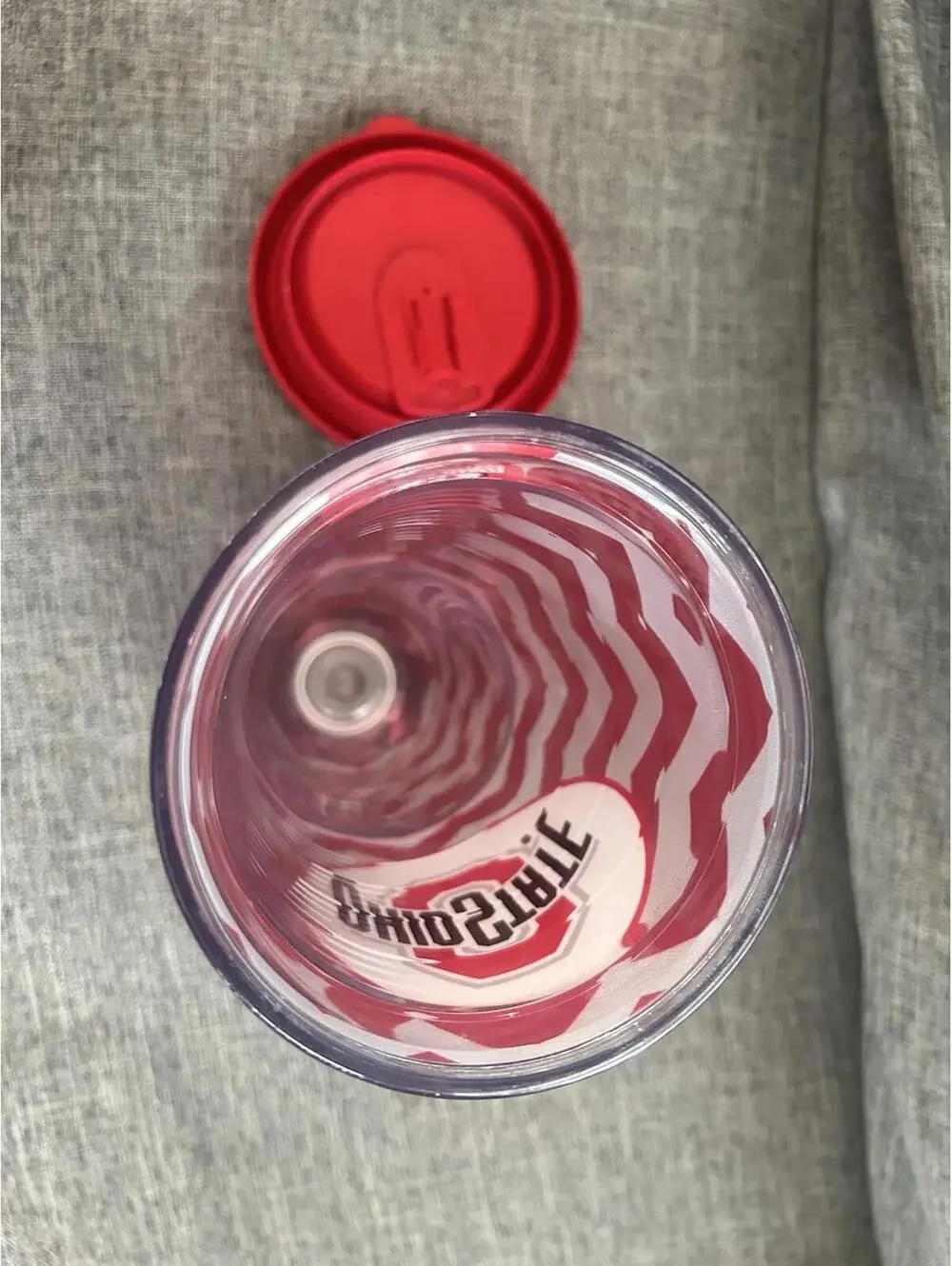 Tervis Tumbler Ohio State Buckeyes 24oz Red Lid Chevron Wrap